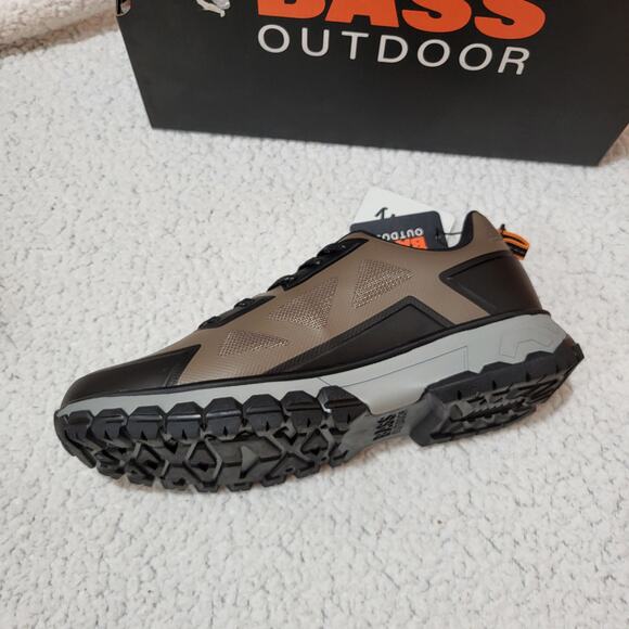 NEW BASS OUTDOOR Men's Peak Seamless Hiker L Hiking Sneaker Walnut SIZE 10 - Picture 3 of 9